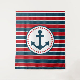 Nautical design tapestry