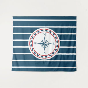 Nautical design tapestry