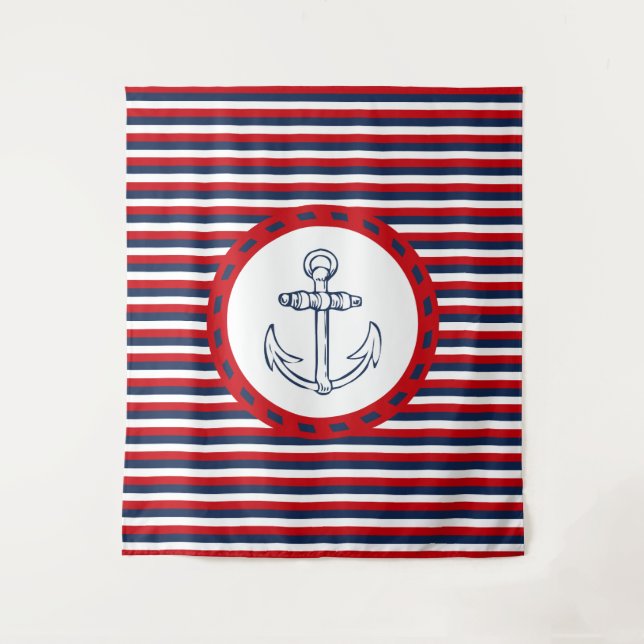 Nautical design tapestry (Front)