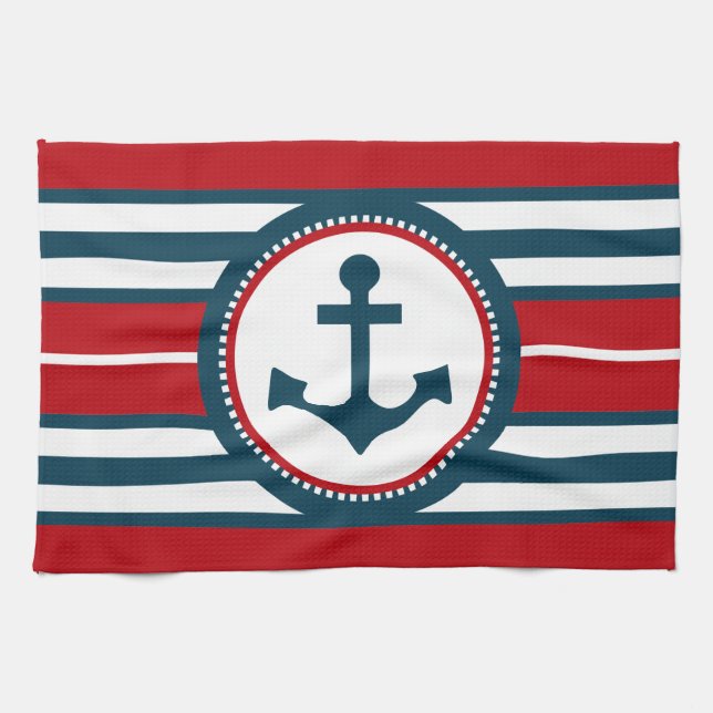 Nautical design tea towel (Horizontal)