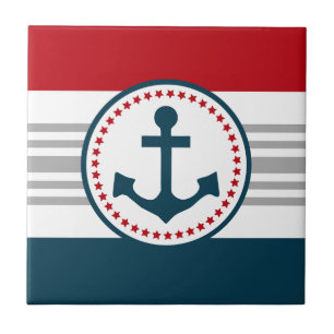 Nautical design tile