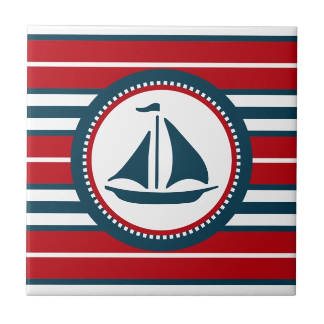 Nautical design tile (Front)