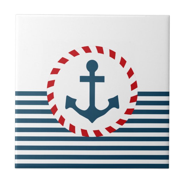 Nautical design tile (Front)