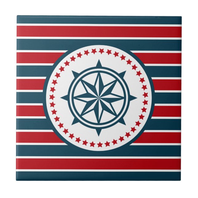 Nautical design tile (Front)