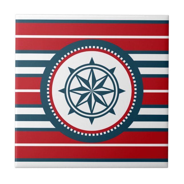 Nautical design tile (Front)