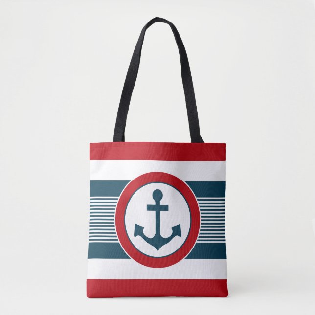 Nautical design tote bag (Front)