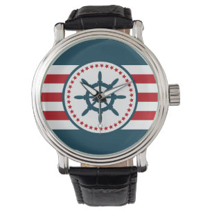 Nautical design watch