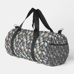 Nautical Diamonds & Seashells Beach Bag Duffle Bag