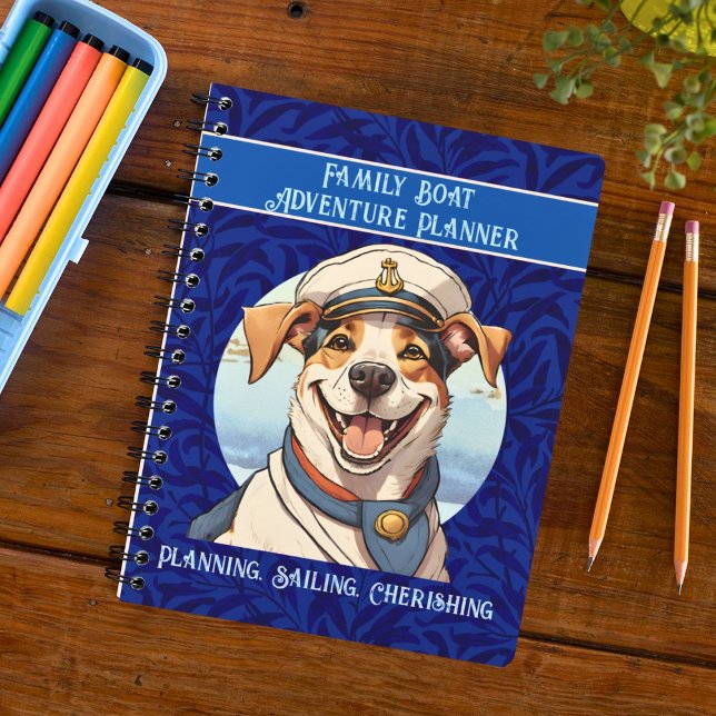 Nautical Dog Gifts for Boat Owners Sailors Boater Notebook (Nautical Dog Gifts for Boat Owners Sailors Boater)