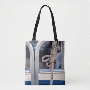 Nautical Elegance: The Art of Knots Tote Bag