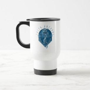 Nautical Faith Anchors the Soul Travel Mug