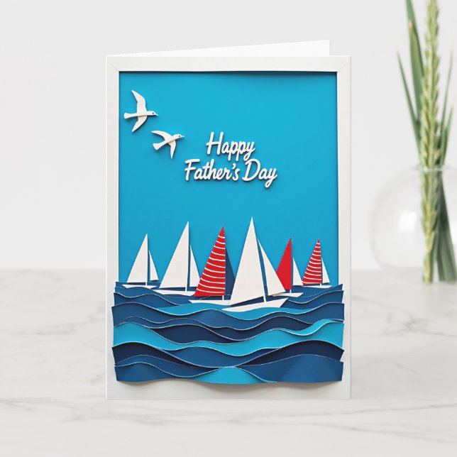 Nautical Fathers Day Card (Front)