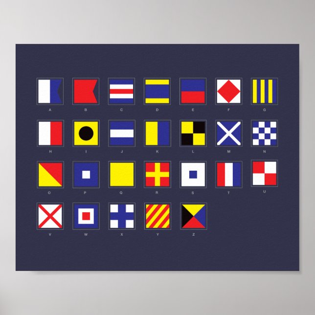 Nautical Flag Chart (Front)