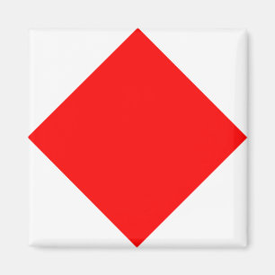 Nautical Flag "F" Foxtrot Magnet