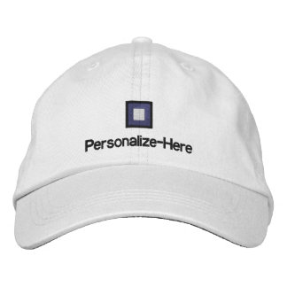 Nautical Flag "P" Personalised Boater's Hat Embroi