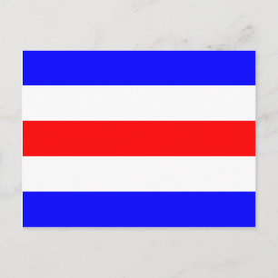 Nautical Flag Signal Letter C (Charlie) Postcard