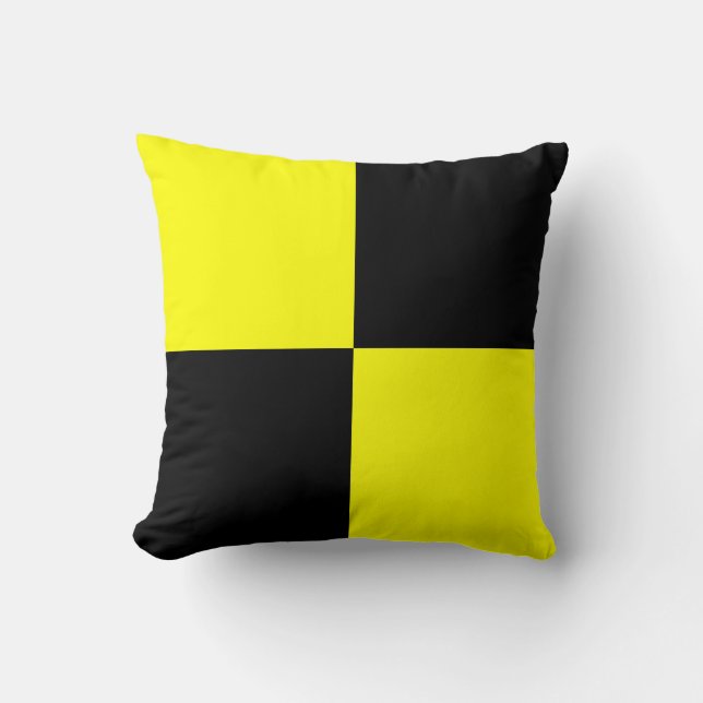 Nautical Flag Signal Letter L Cushion (Front)