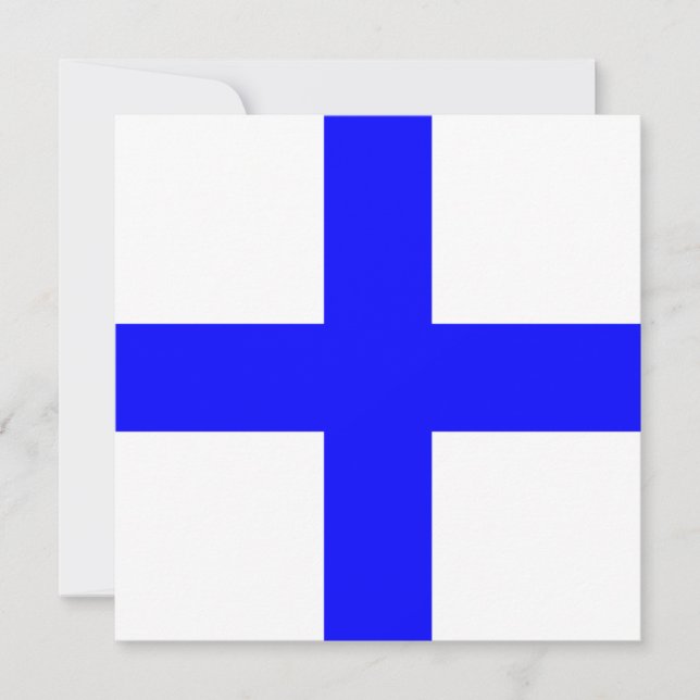 Nautical Flag Signal X-Ray Letter X (Front)