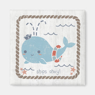 Nautical Friends - Whale Magnet