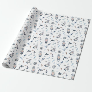 Nautical Gnomes! Wrapping Paper