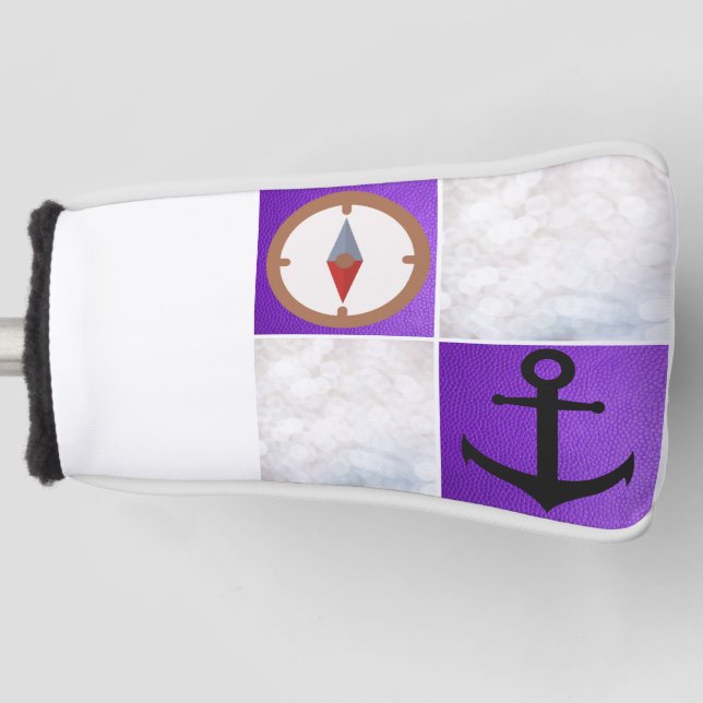 Nautical Golf Head Cover (Front)