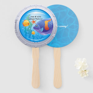 Nautical Graduation Hand Fan