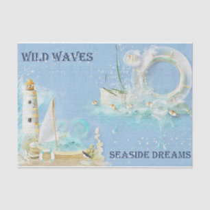 Nautical Harbour Design Series 10 Tissue Paper