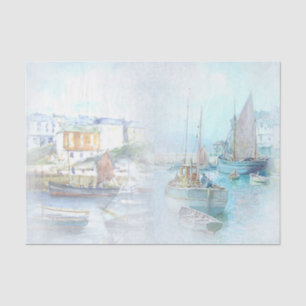 Nautical Harbour Design Series 4 Tissue Paper