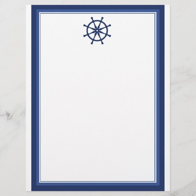 Nautical Helm Letterhead (Front)