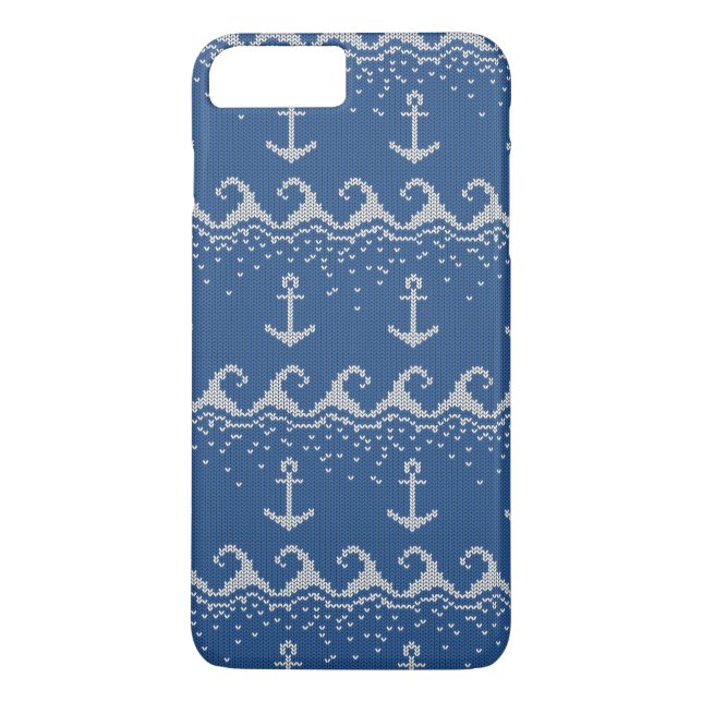 Nautical Knit Pattern Case-Mate iPhone Case (Back)