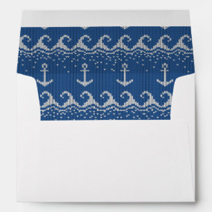 Nautical Knit Pattern Envelopes