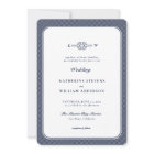 Nautical Knot Monograms Elegant Navy Beach Wedding