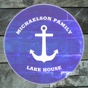 Nautical Lake House Coaster
