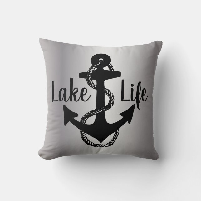 nautical LAKE LIFE + ANCHOR | Cushion (Front)