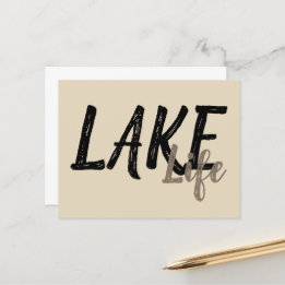 nautical LAKE LIFE | Postcard