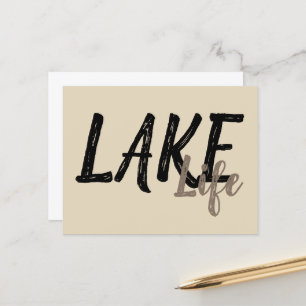 nautical LAKE LIFE   Postcard
