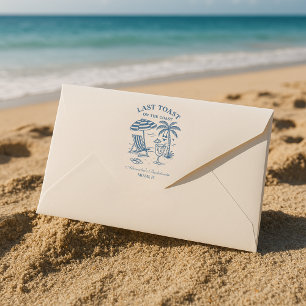 Nautical Last Toast Bachelorette Weekend Envelope