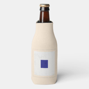 Nautical Letter “S” Signal Flag Bottle Cooler