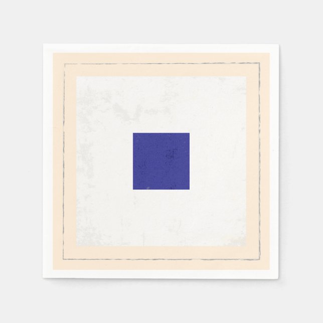 Nautical Letter “S” Signal Flag Napkin (Front)