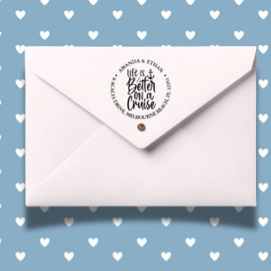 Nautical Life is better on a cruise theme Self-inking Stamp