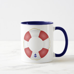 Nautical Life preserver Mug