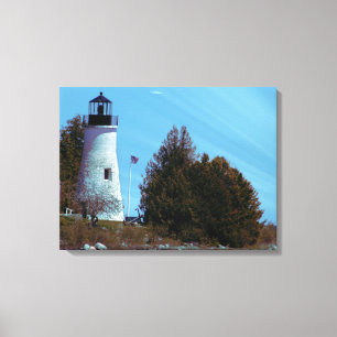 Nautical lighthouse art canvas print