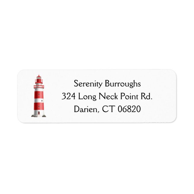 Nautical Lighthouse Beach Ocean Summer Wedding (Front)