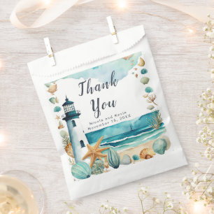 Nautical Lighthouse Wedding Favour Bags