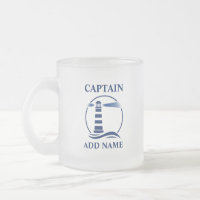 Nautical Lighthouse With Captain or Boat Name