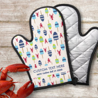 Nautical Lobster Buoy Pattern Add Custom Text