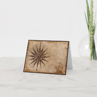Nautical Map Greeting Card