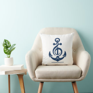 Nautical Melody Anchor Cushion