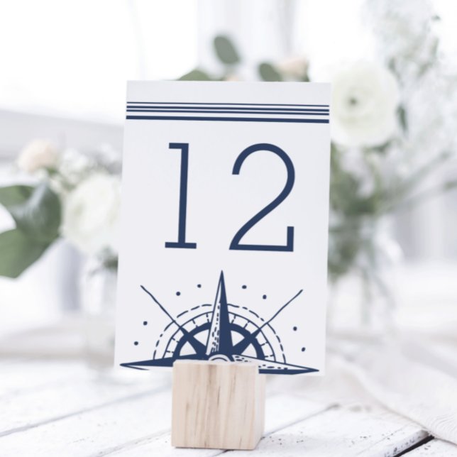 Nautical Modern Table Number (Creator Uploaded)