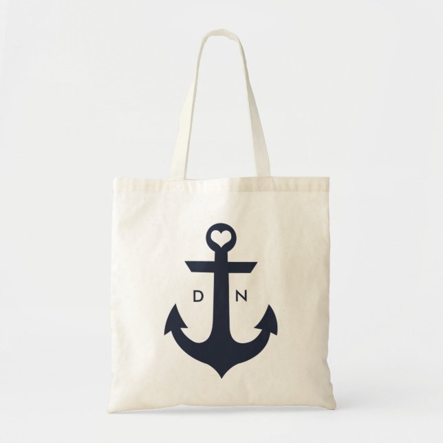 Nautical Monogram Bag (Front)